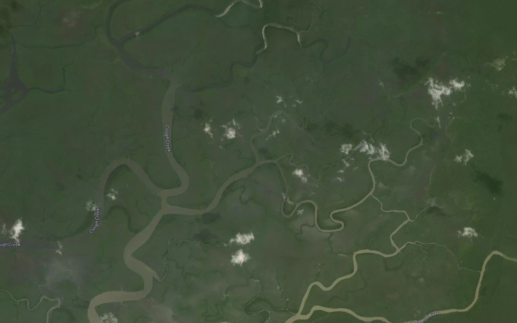 Satellite map of the Ambakagbene Creek