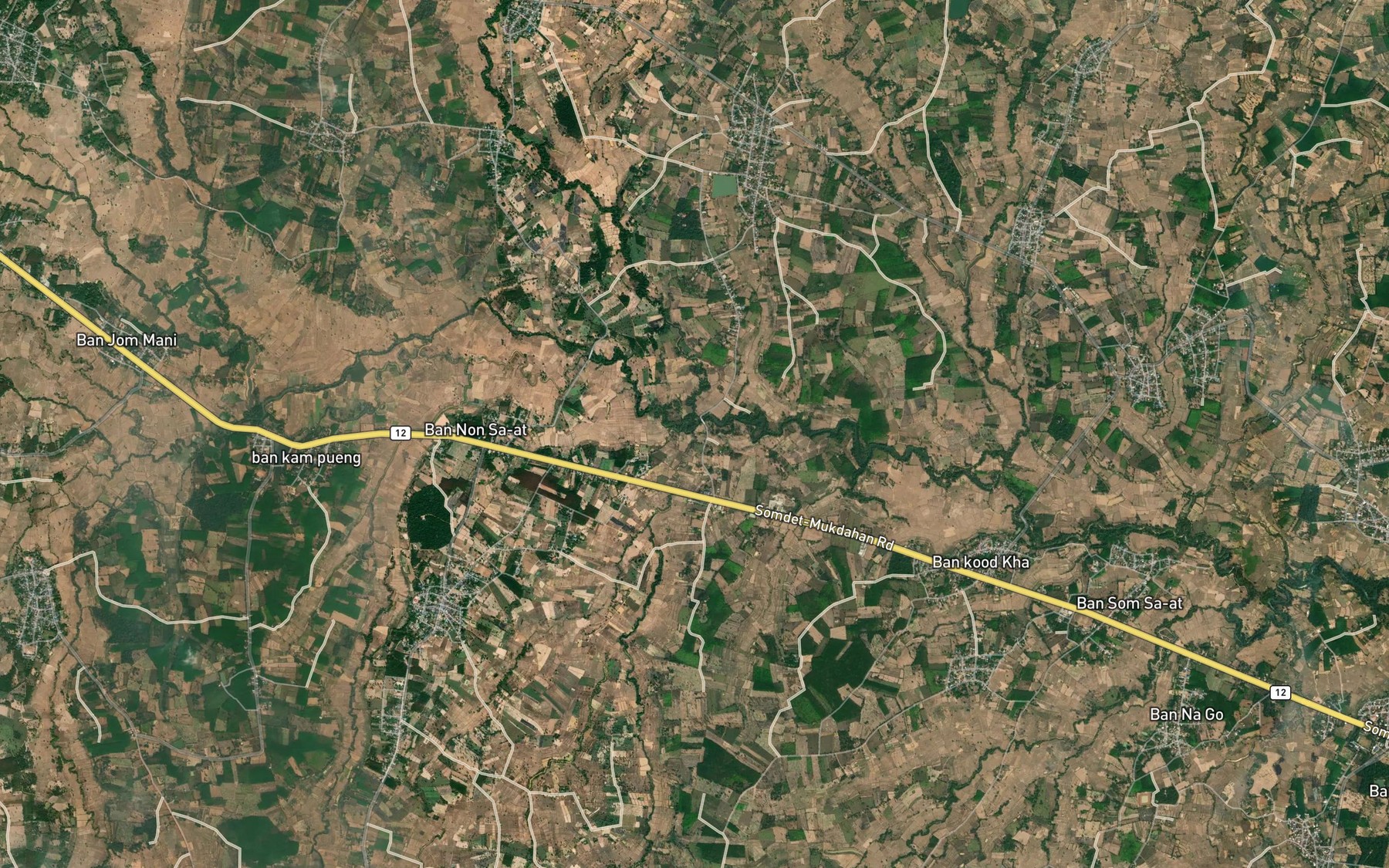 Satellite map of the Huai Duk Don