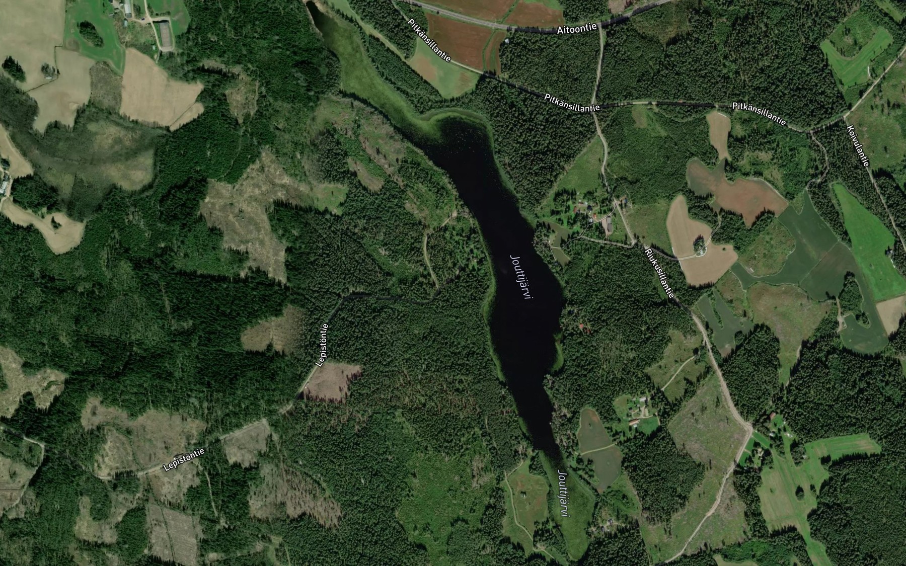 Satellite map of the Jouttijarvi
