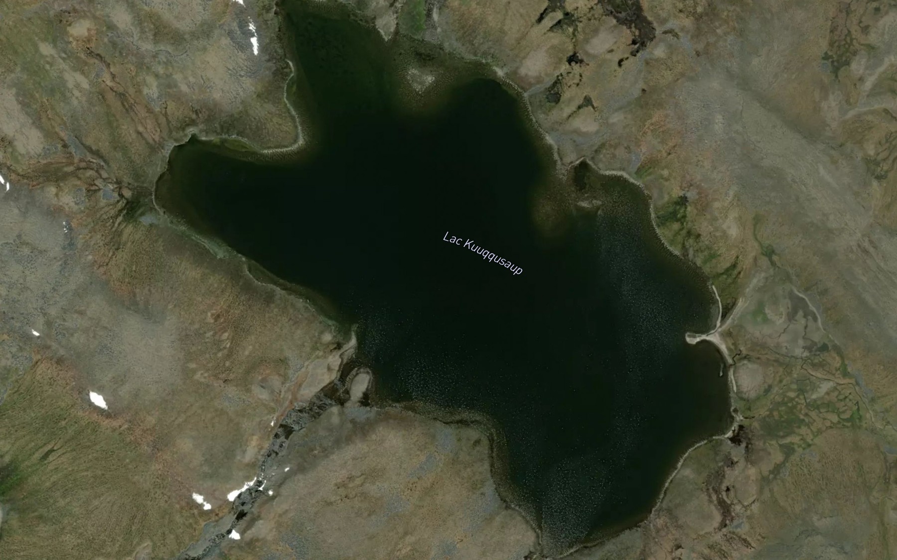Satellite map of the Lac Kuuqqusaup