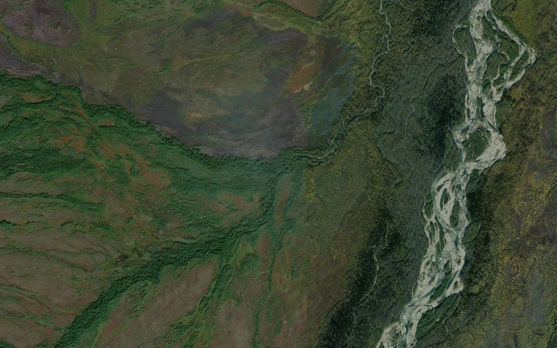 Satellite map of the Sivav