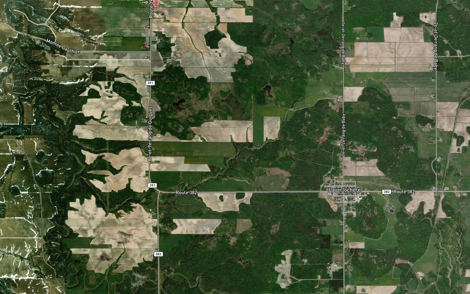 Satellite map of the Cours d'eau Barrette