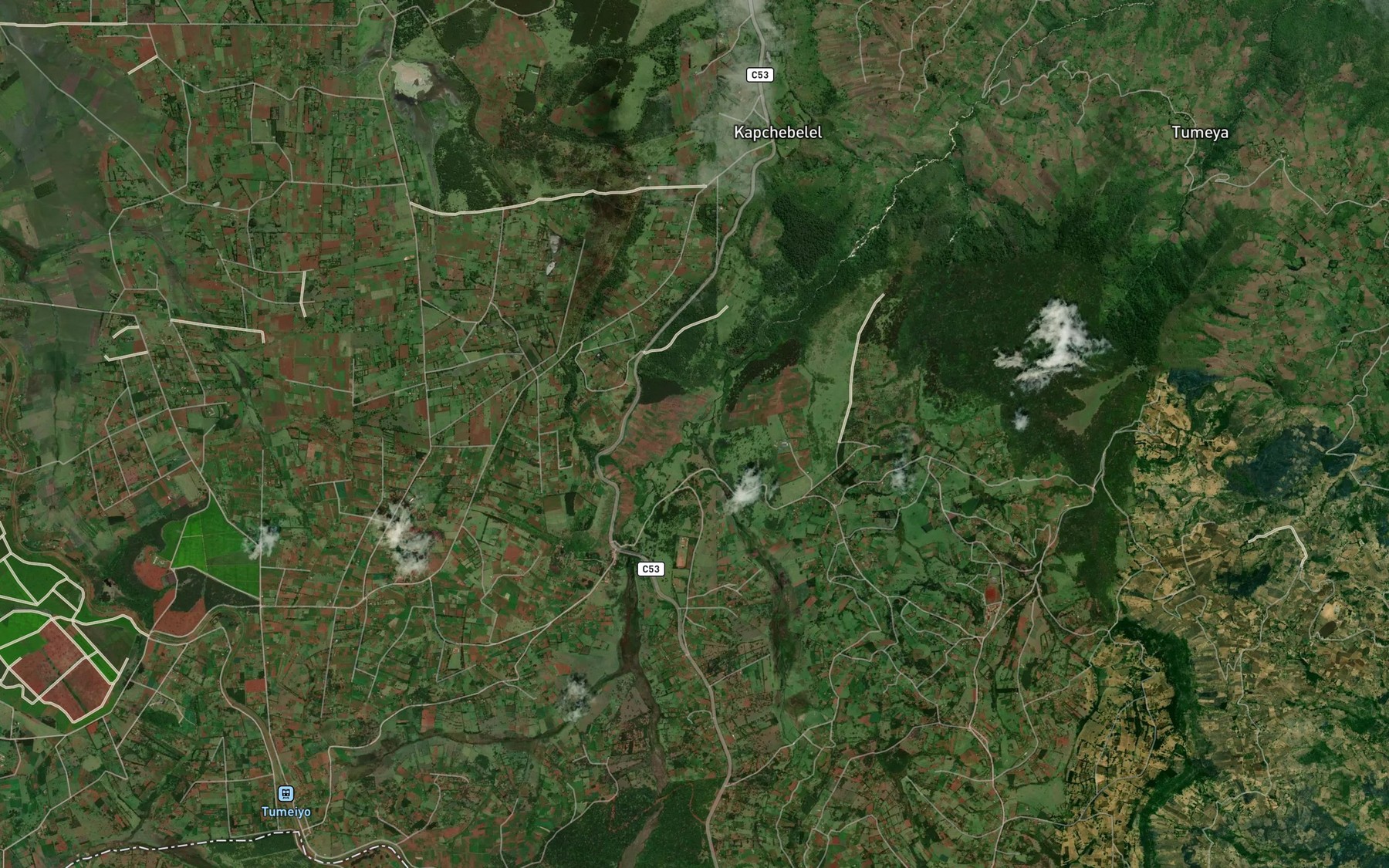 Satellite map of the Kinoinoi