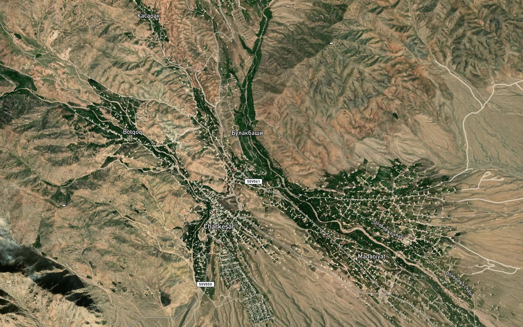 Satellite map of the Sasivorsoy