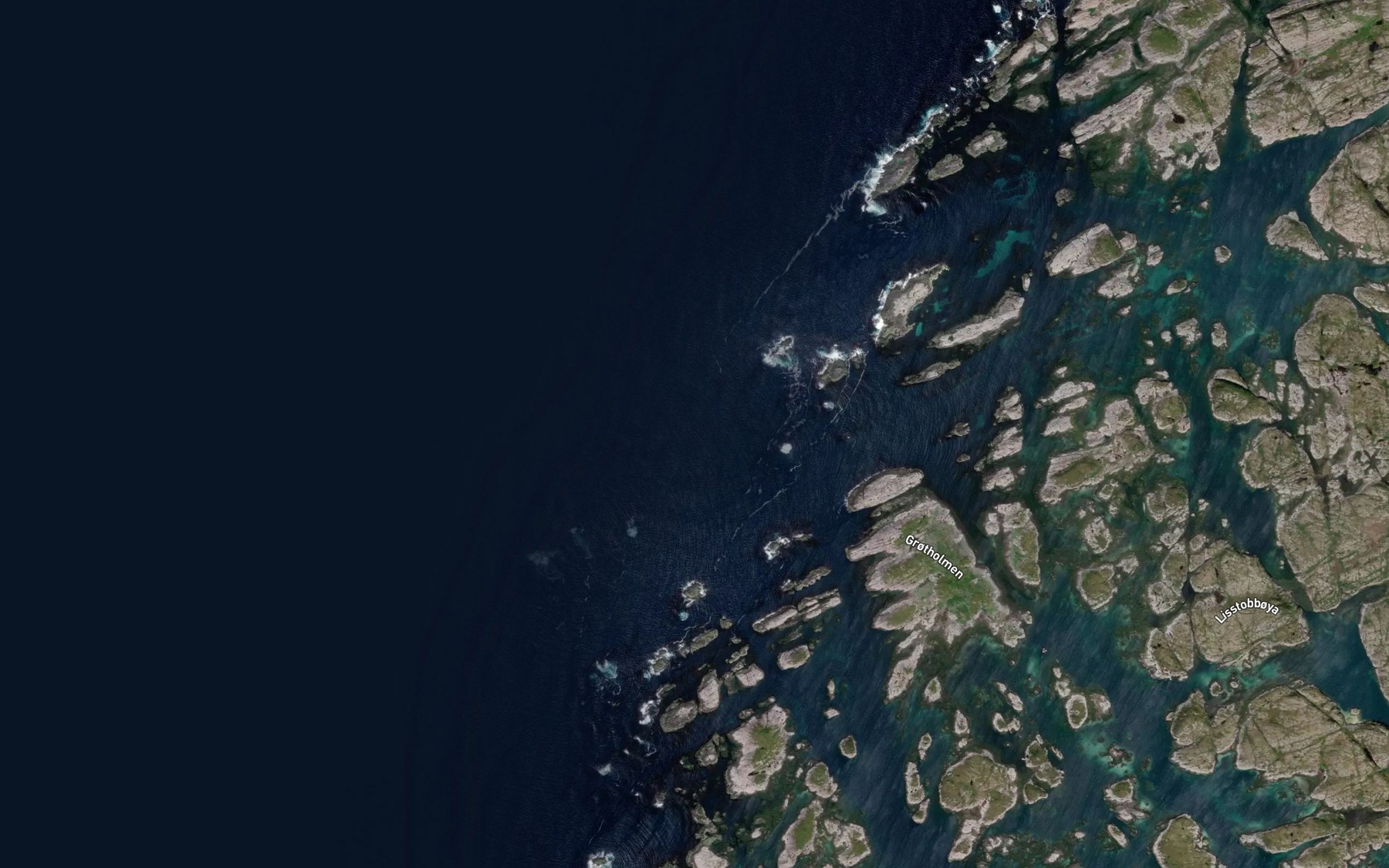 Satellite map of the Hestfallrasa