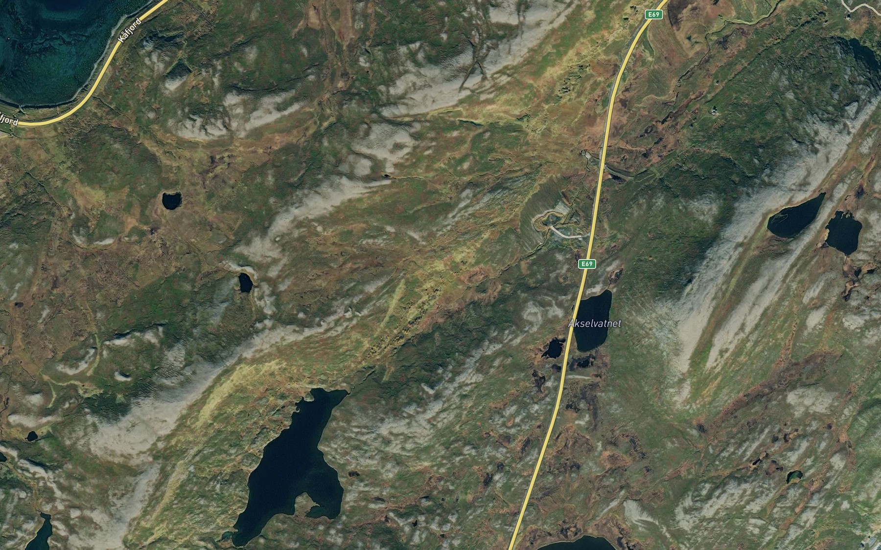 Satellite map of the Brennlielva