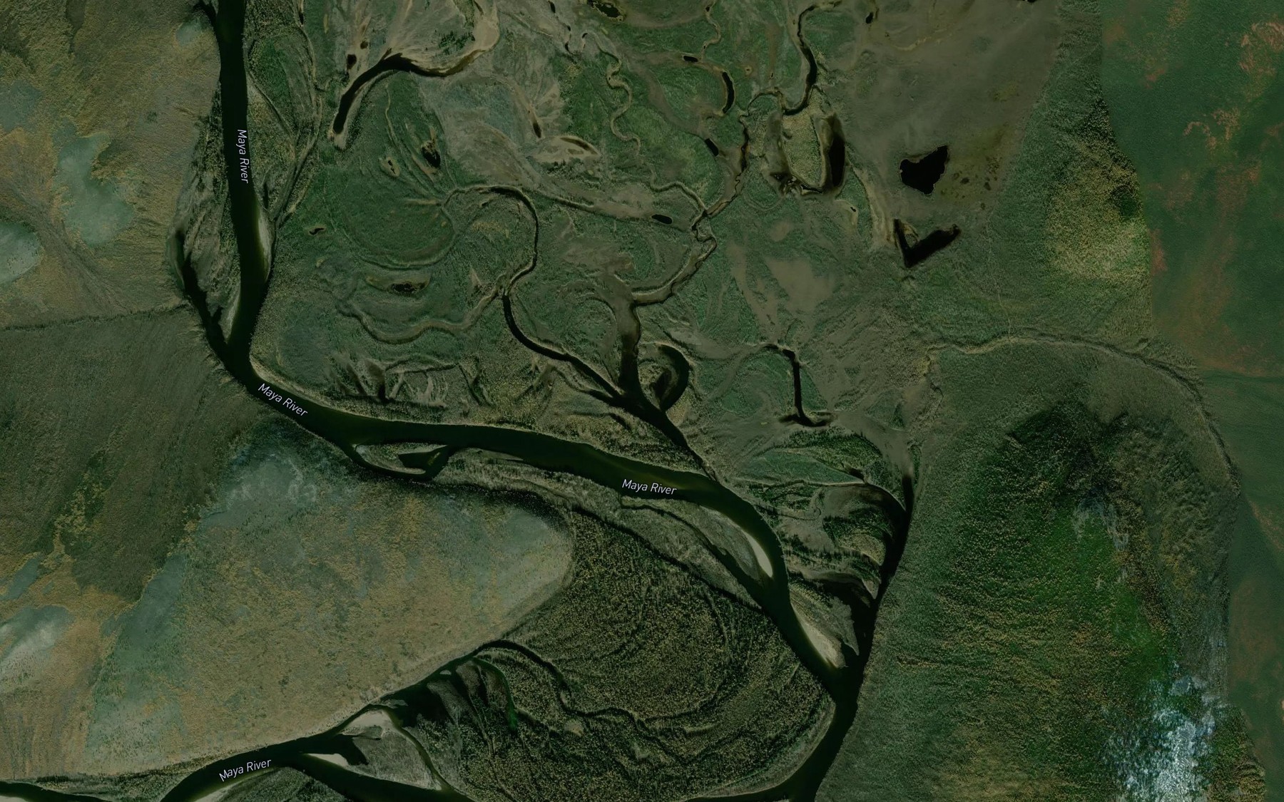 Satellite map of the Verkhniy Gorelyy