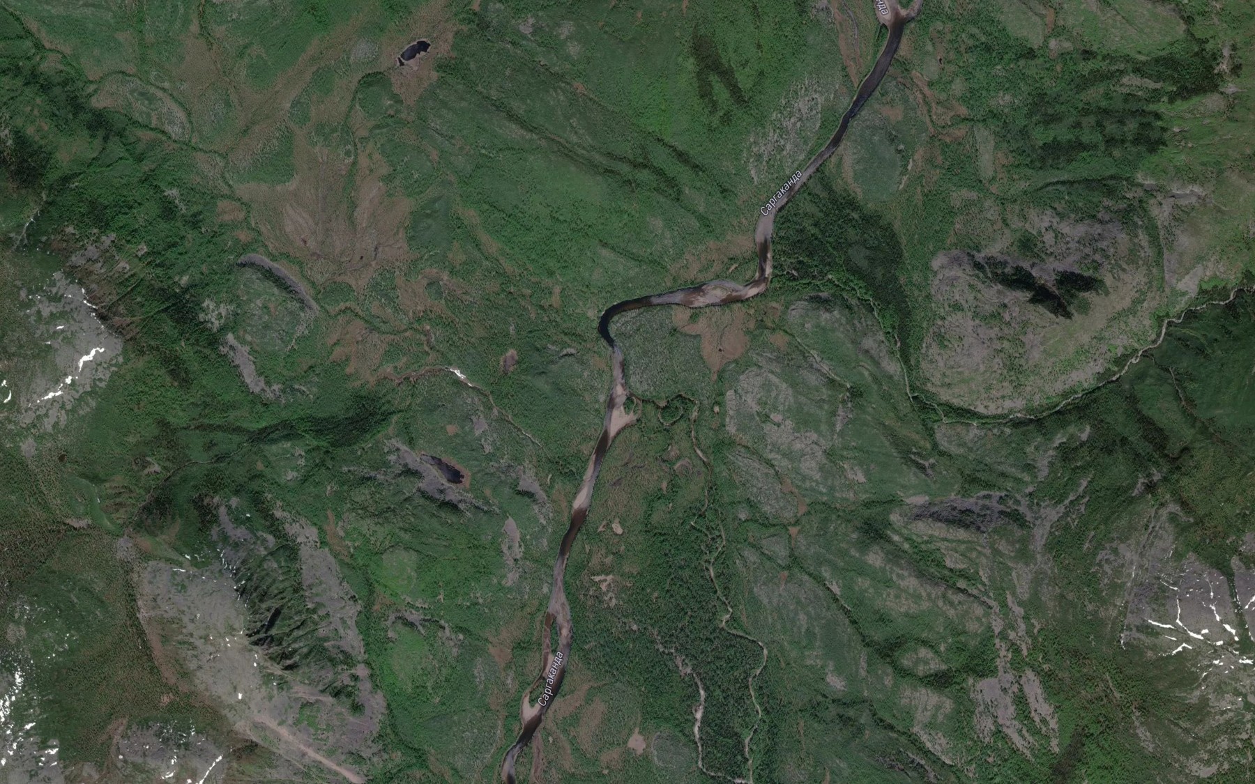 Satellite map of the Bol'shaya Belcha