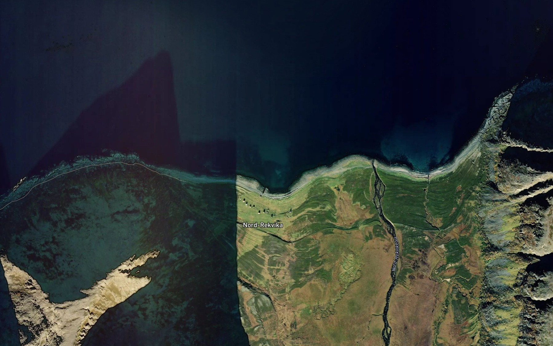 Satellite map of the Bukta