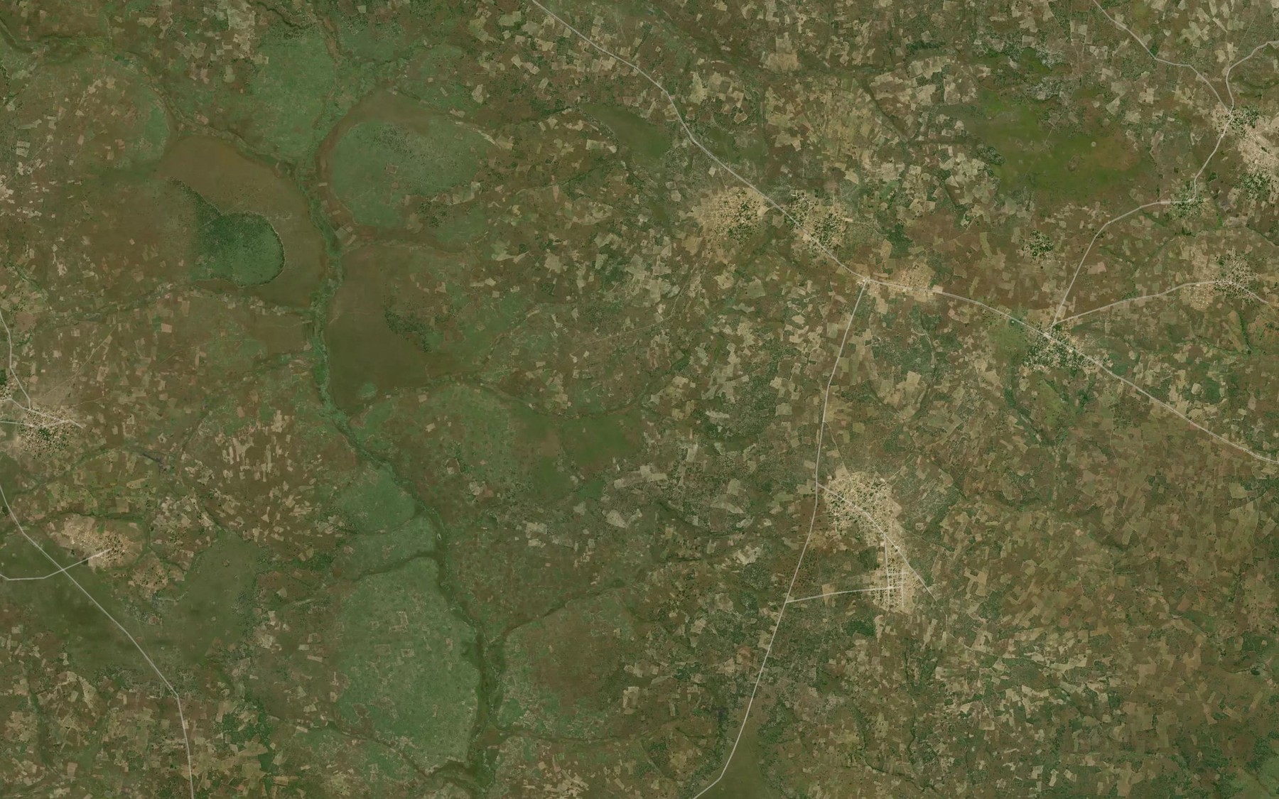 Satellite map of the Mbuto
