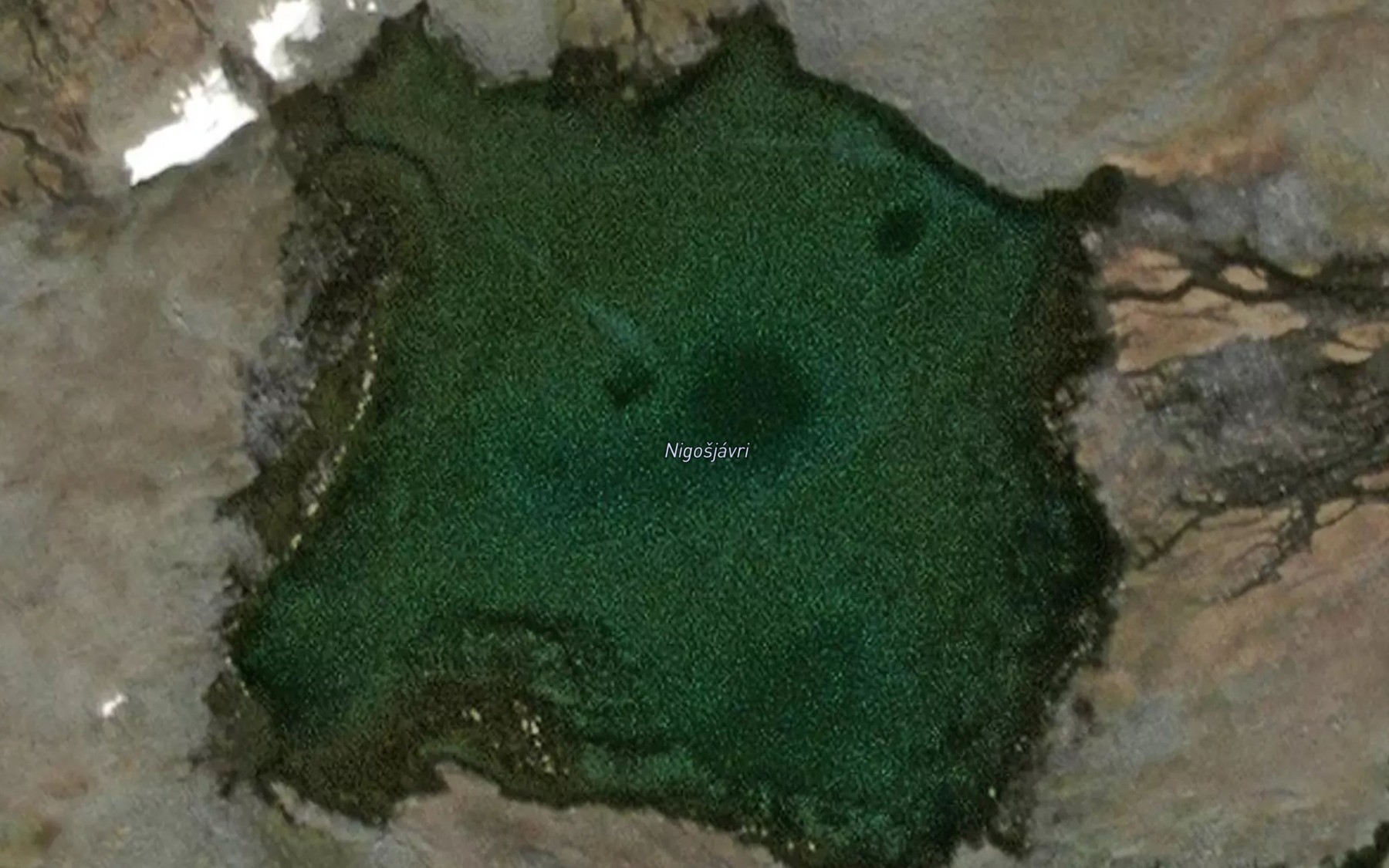Satellite map of the Nigosjavri