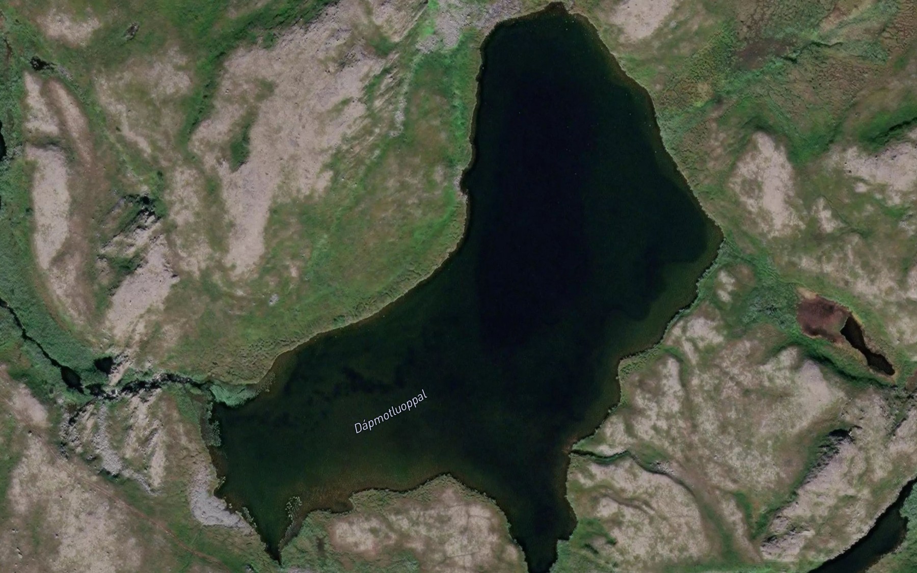 Satellite map of the Dapmotluoppal