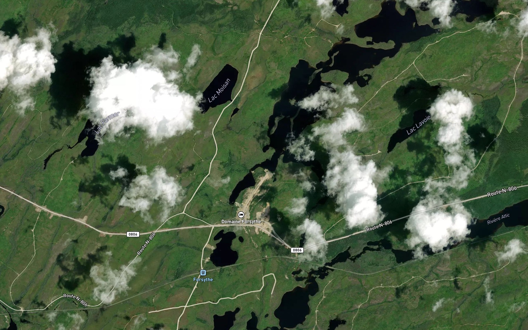 Satellite map of the Lac Kawackibikakamak