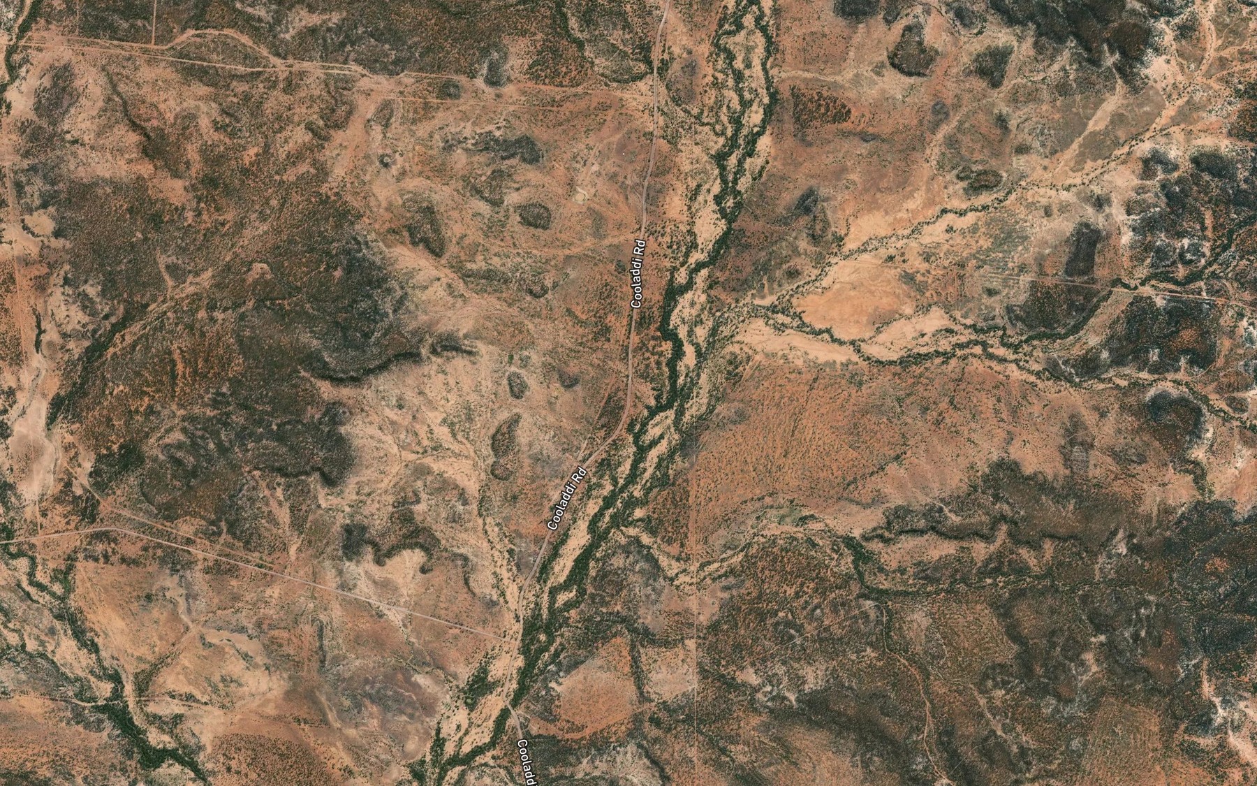 Satellite map of the Nicholson Creek