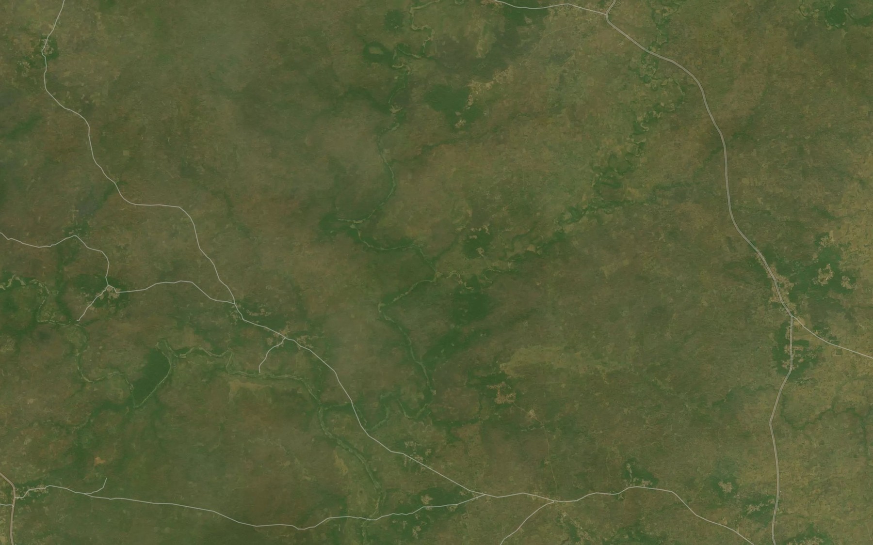 Satellite map of the River Ombi