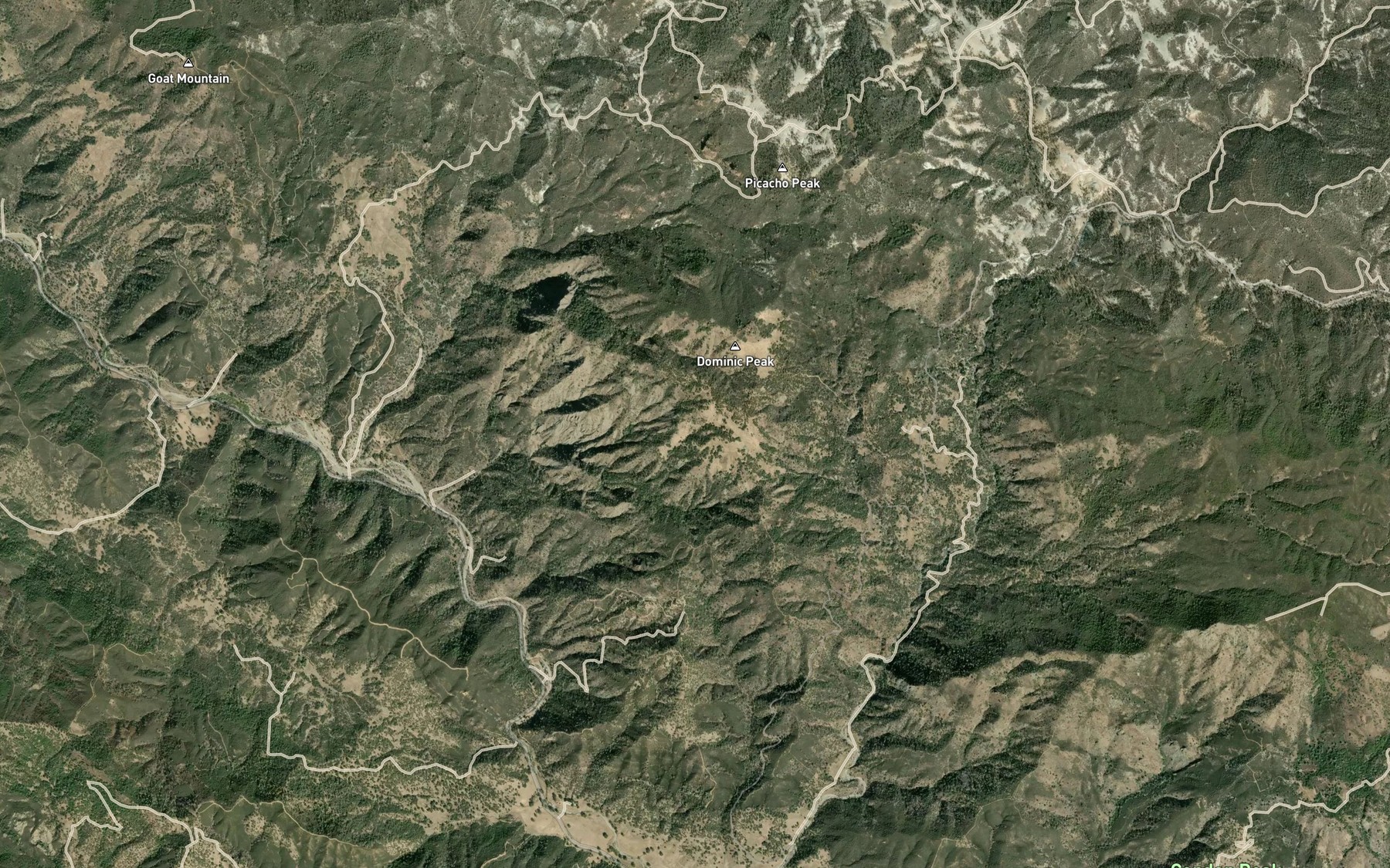 Satellite map of the Sylvester Spring