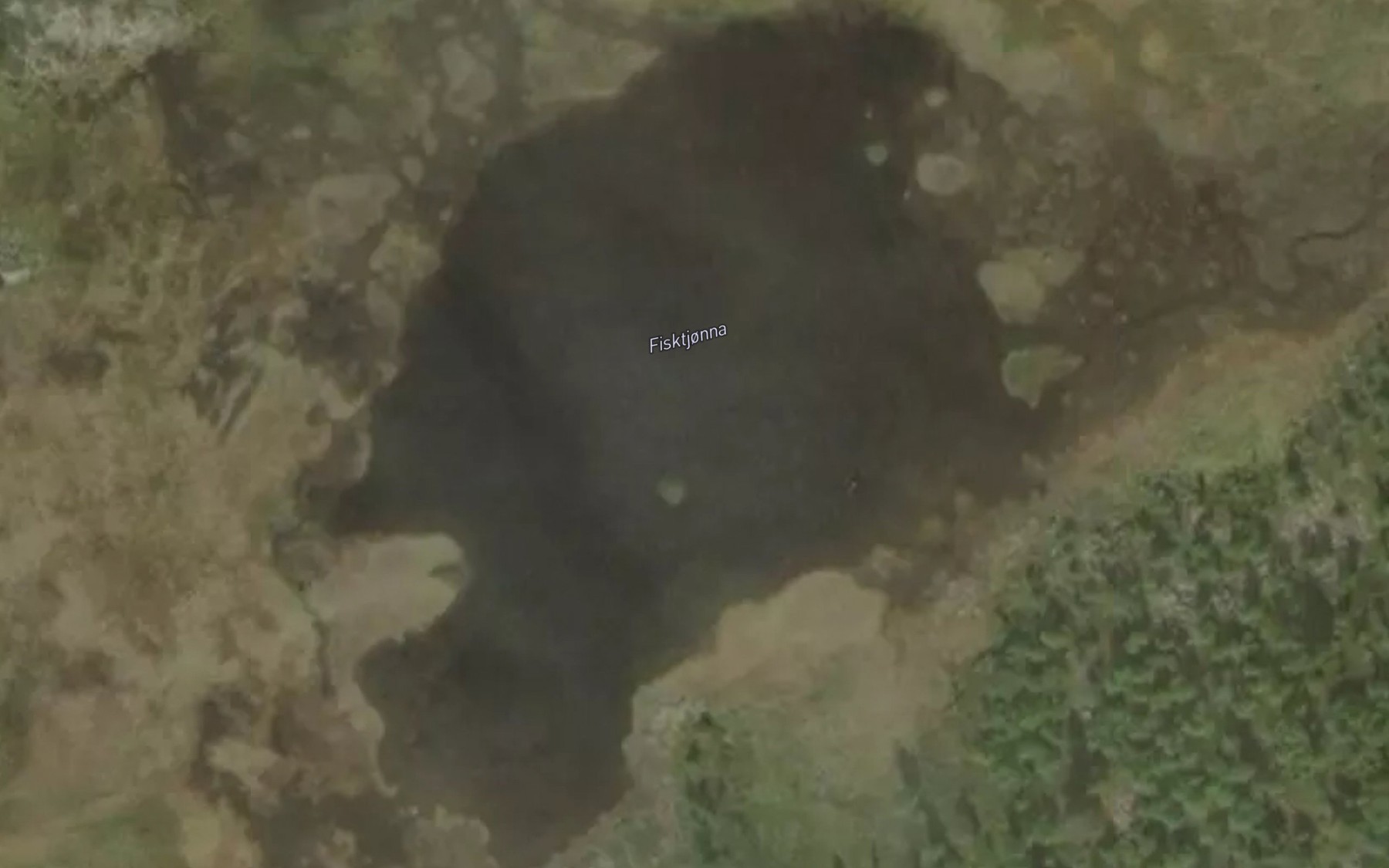 Satellite map of the Fisktjorna