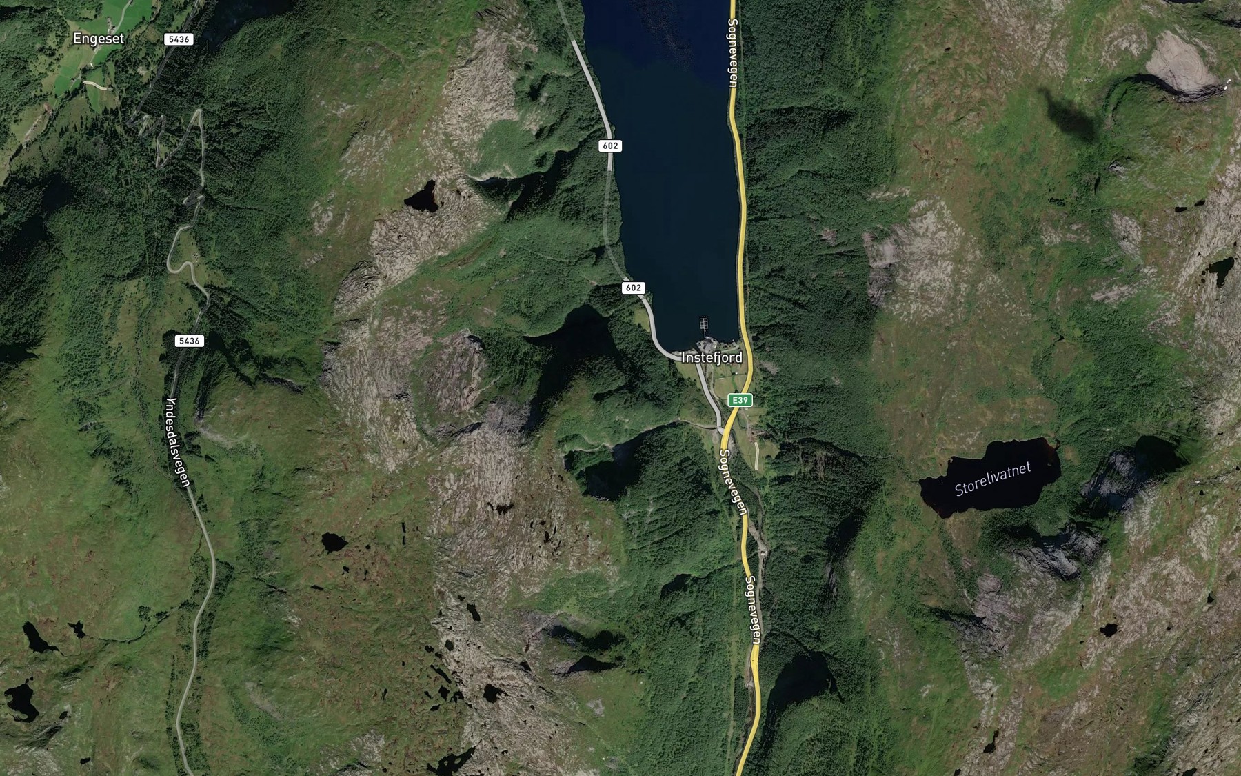 Satellite map of the Billegrova