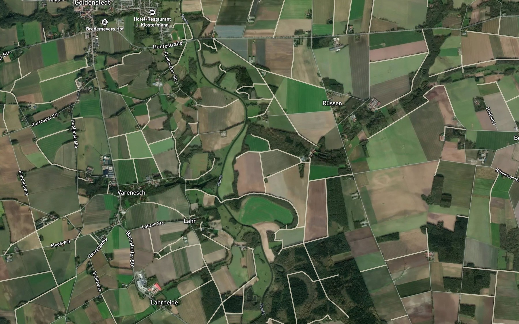 Satellite map of the Muhlenbach