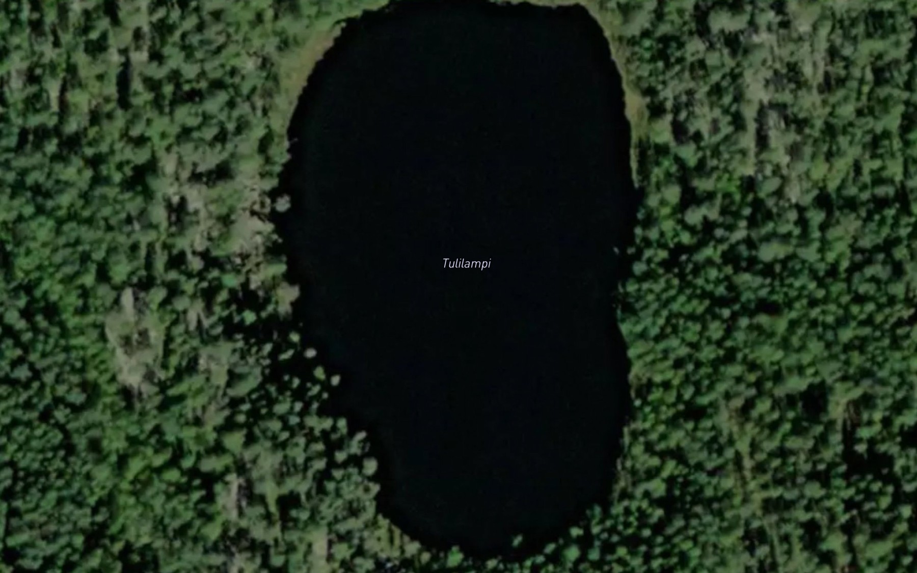 Satellite map of the Tulilampi