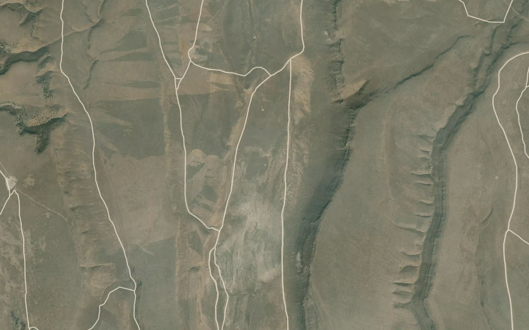 Satellite map of the Lake Bed Waterhole