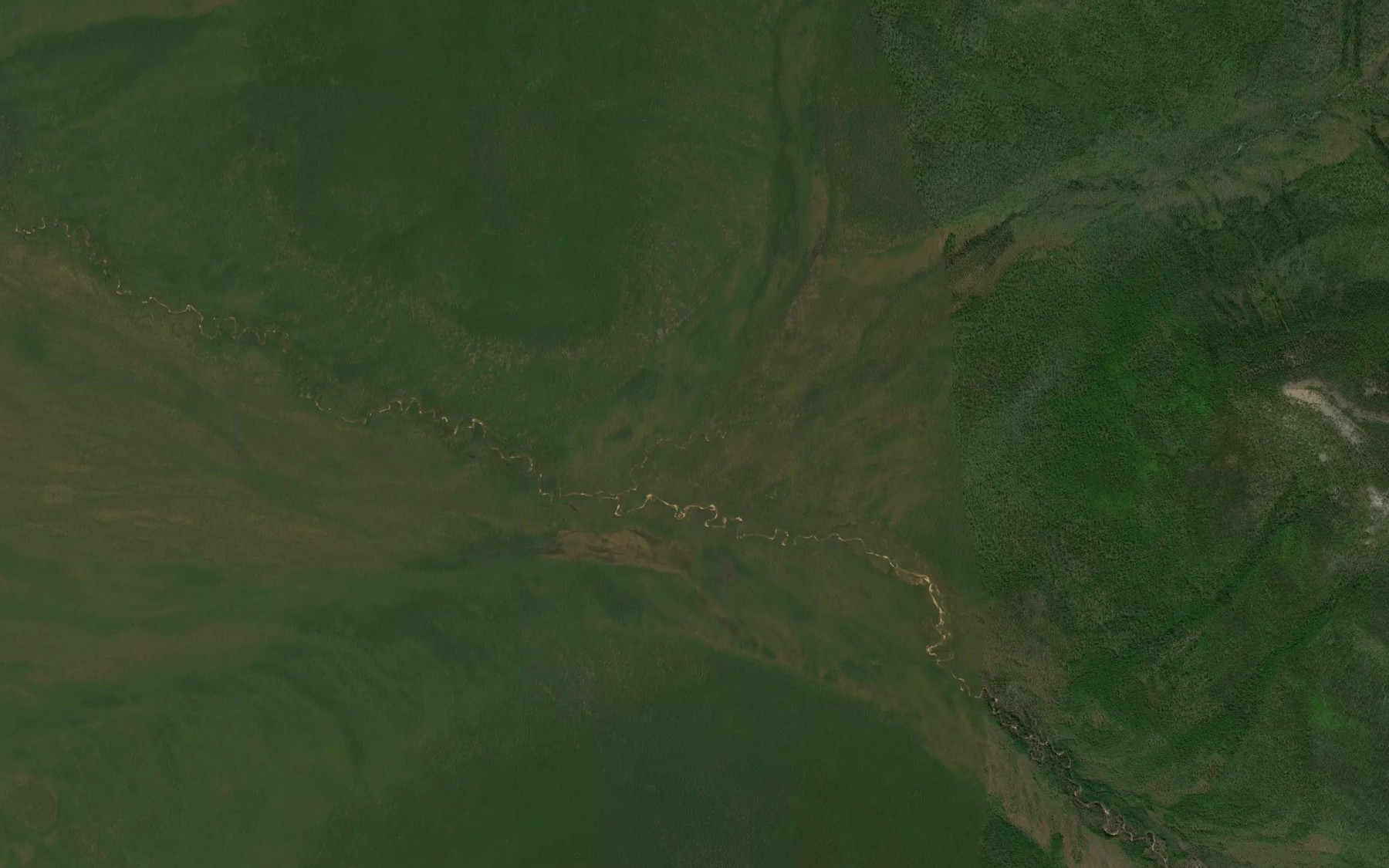 Satellite map of the Malyy Uskun