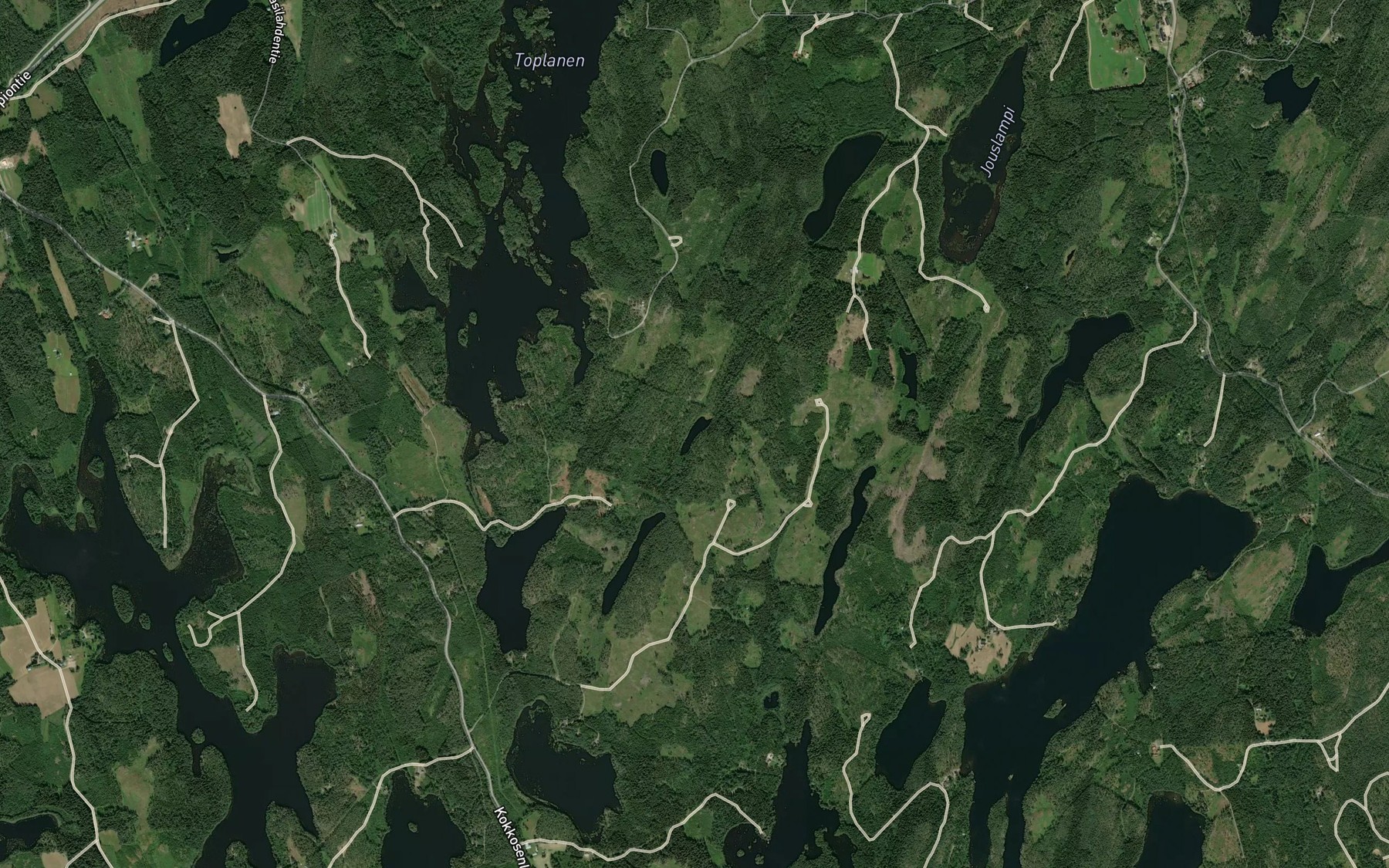 Satellite map of the Sirkkusenlampi