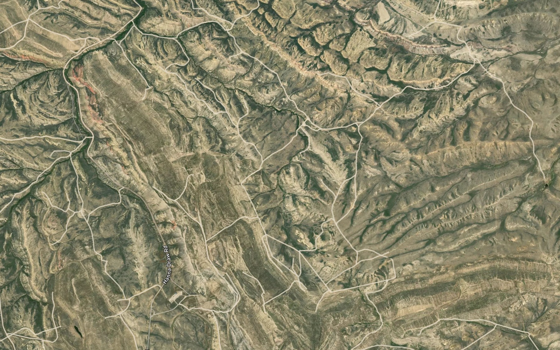 Satellite map of the Barrel Spring