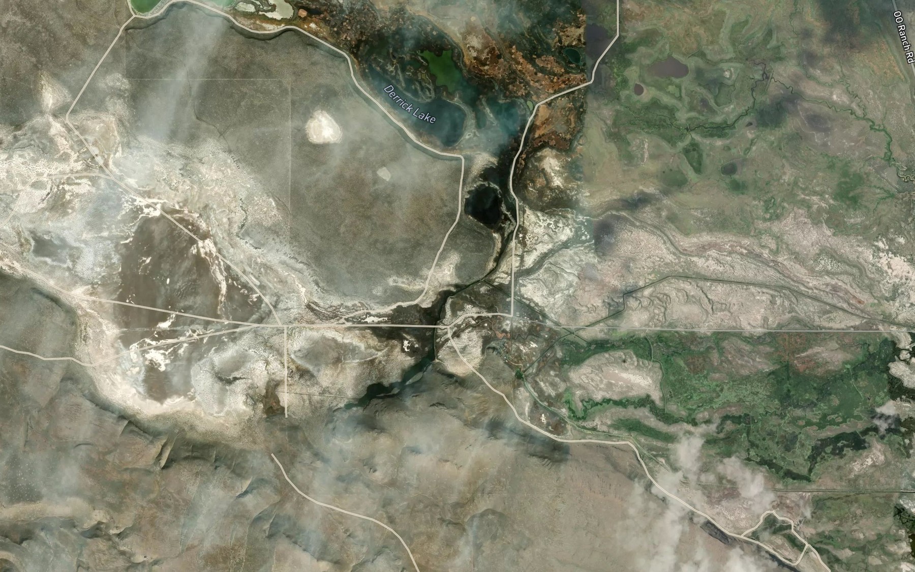 Satellite map of the Double O Cold Spring