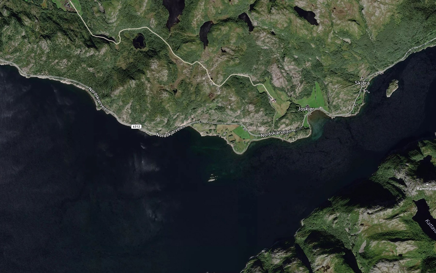 Satellite map of the Myllavika