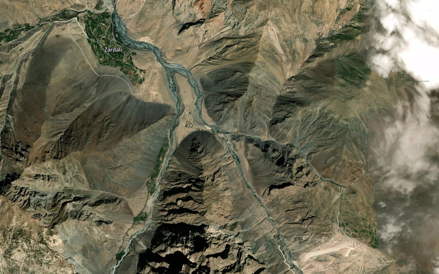 Satellite map of the Bashy