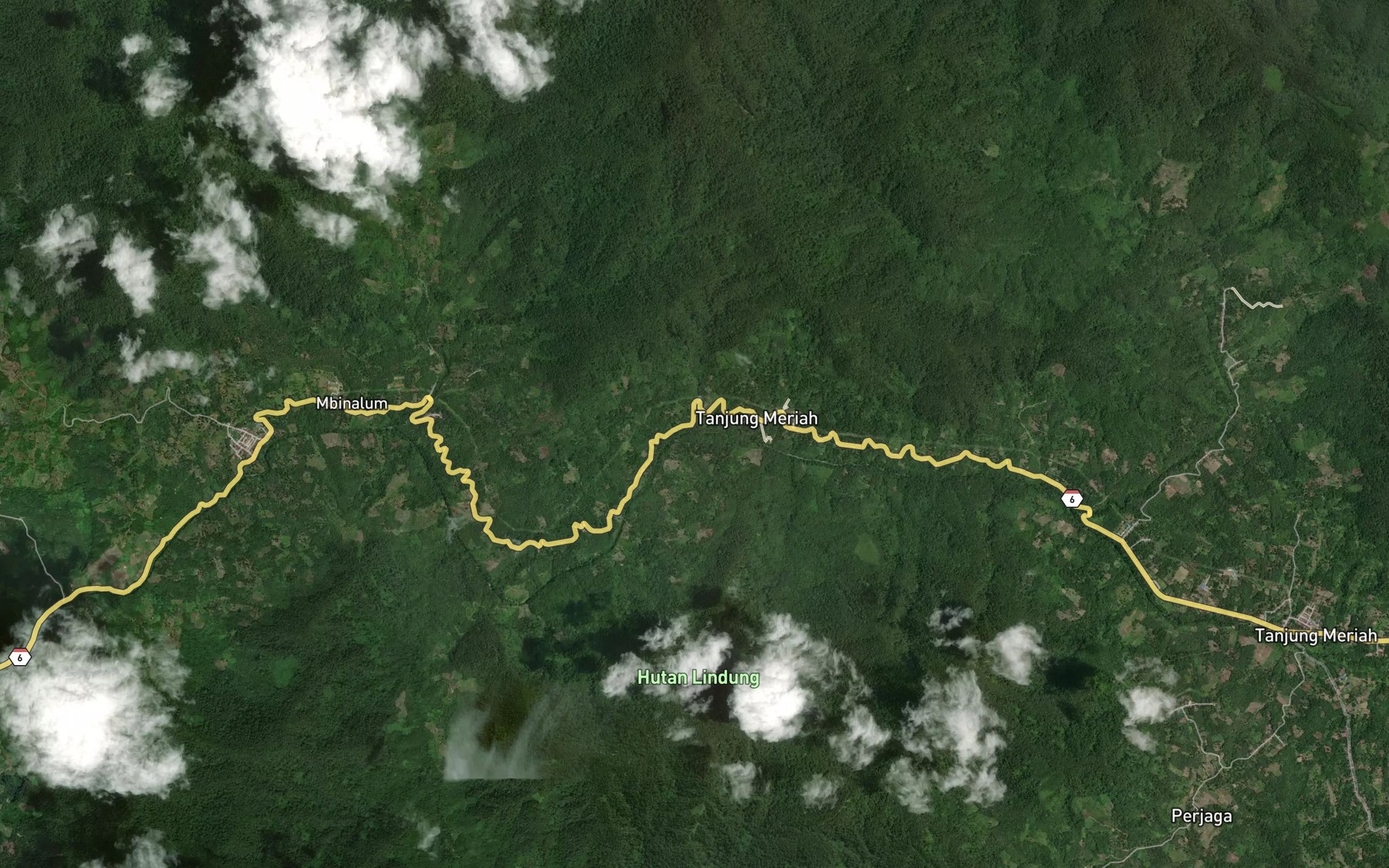 Satellite map of the Lae Timbo