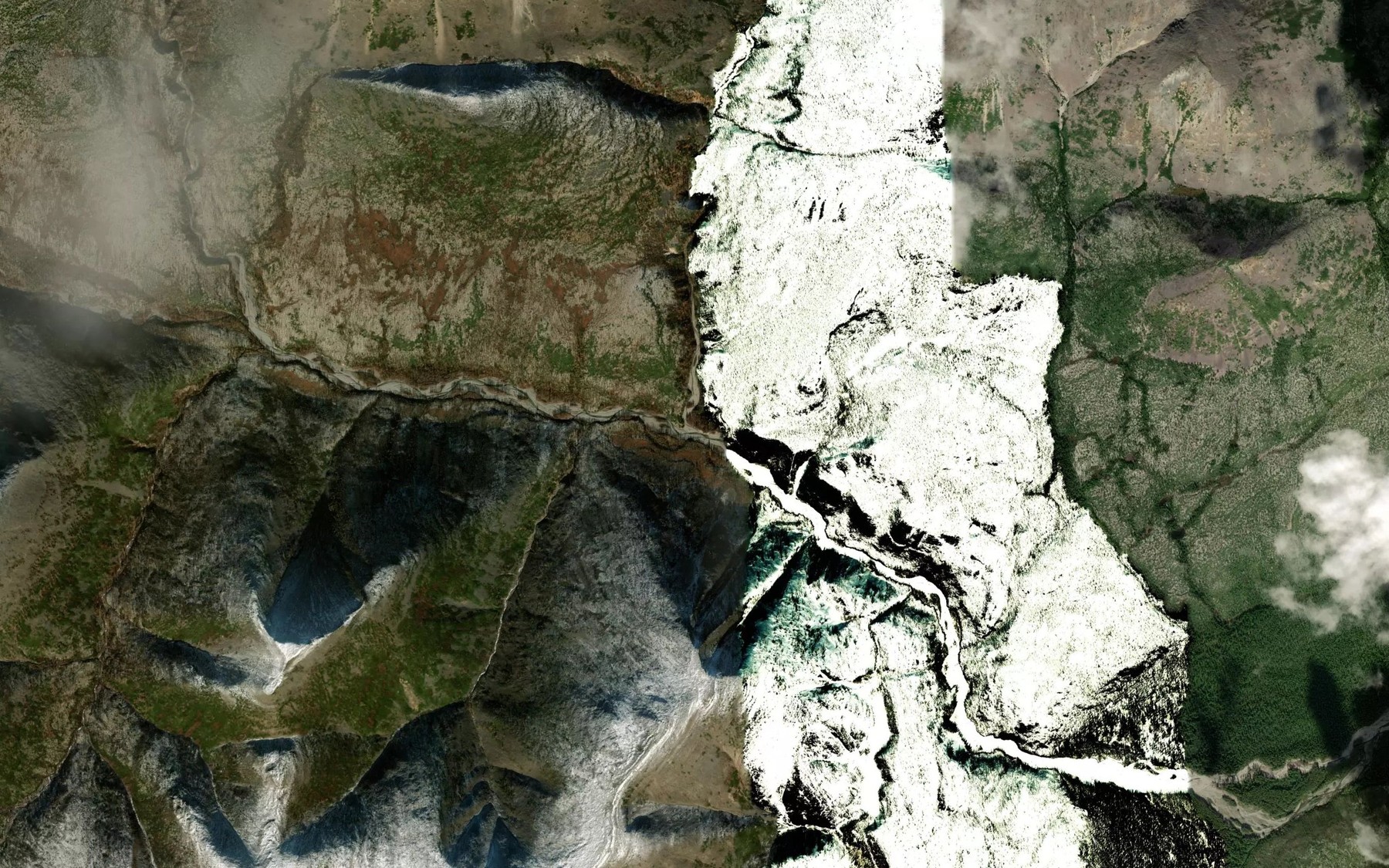 Satellite map of the Gavyni