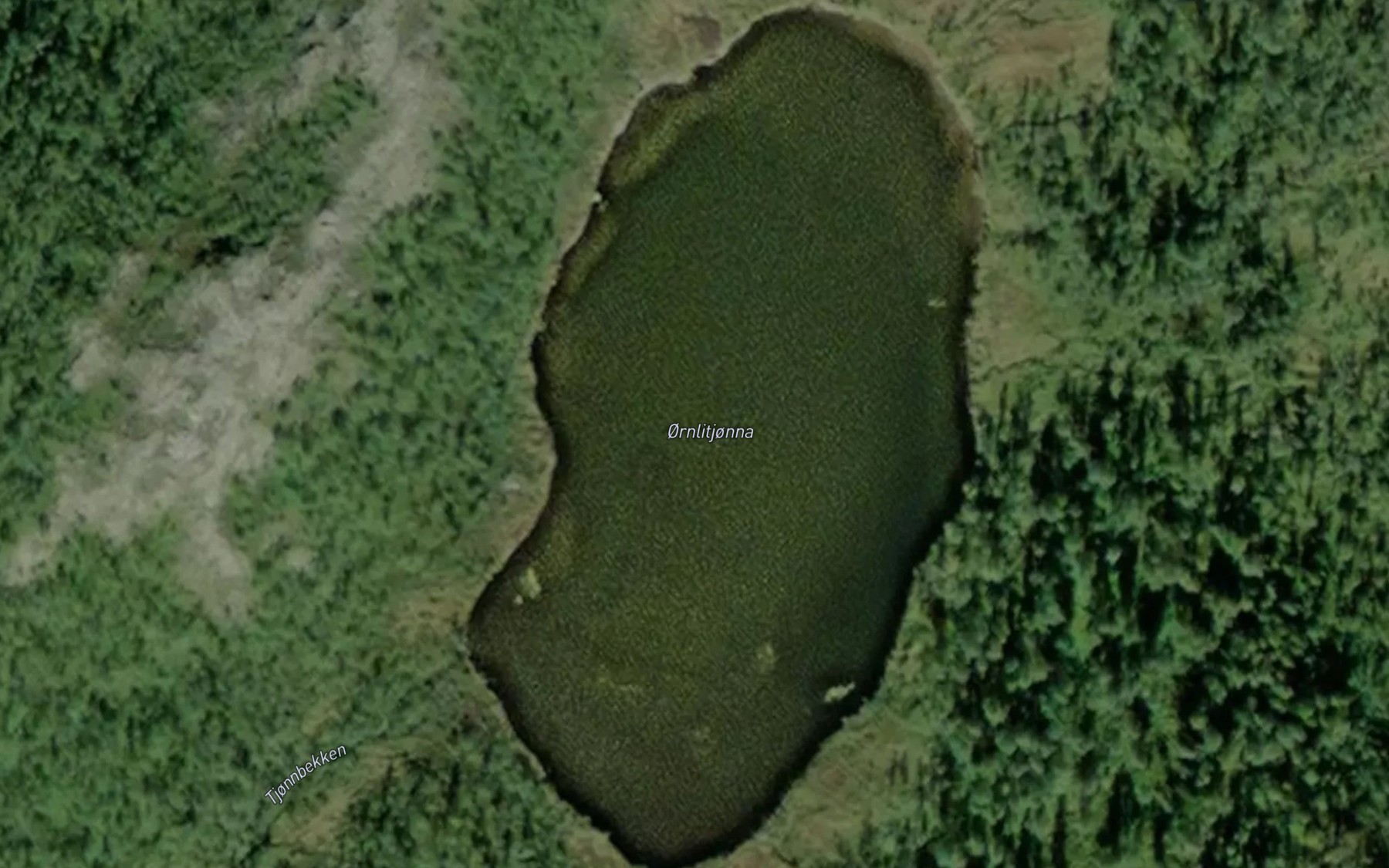 Satellite map of the Ornlitjonna