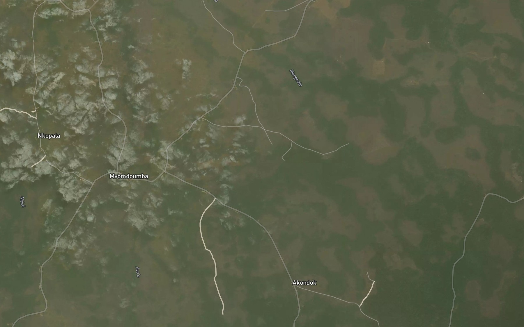 Satellite map of the Aboun