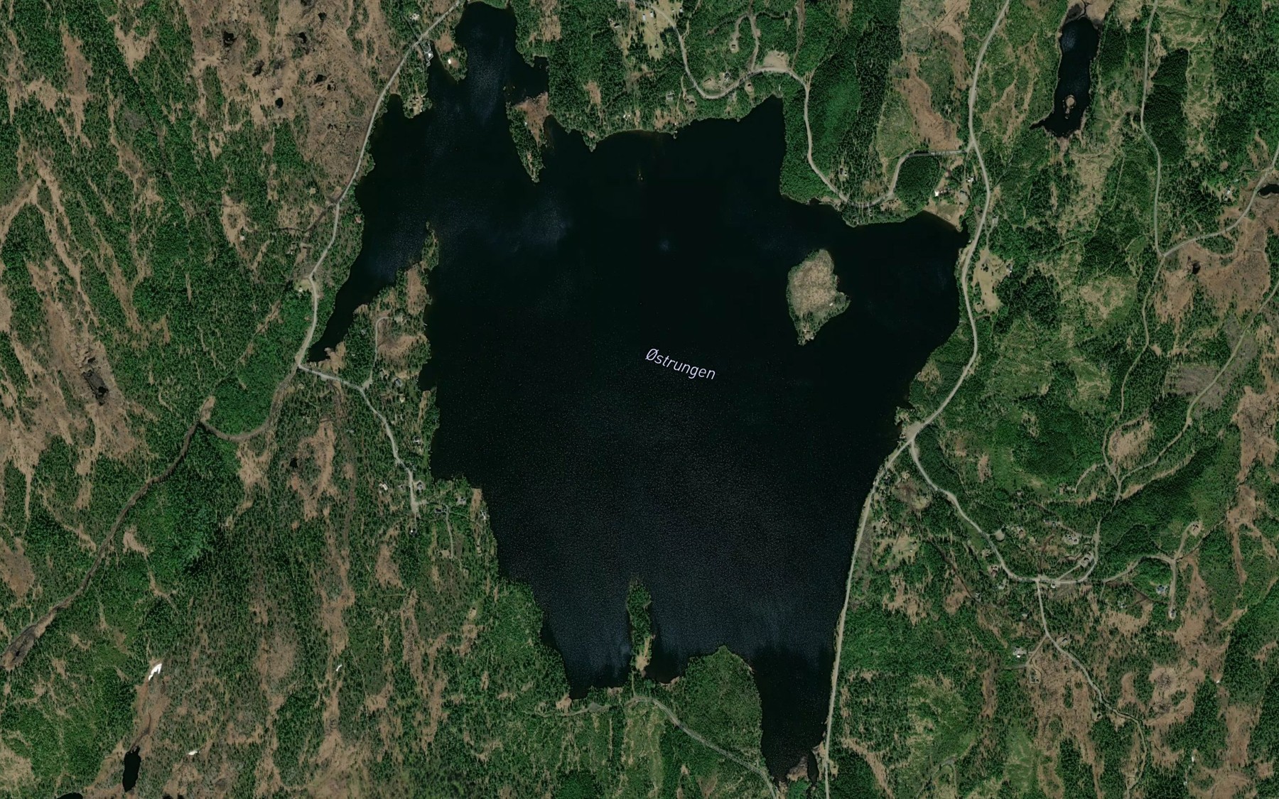 Satellite map of the Ostrungen