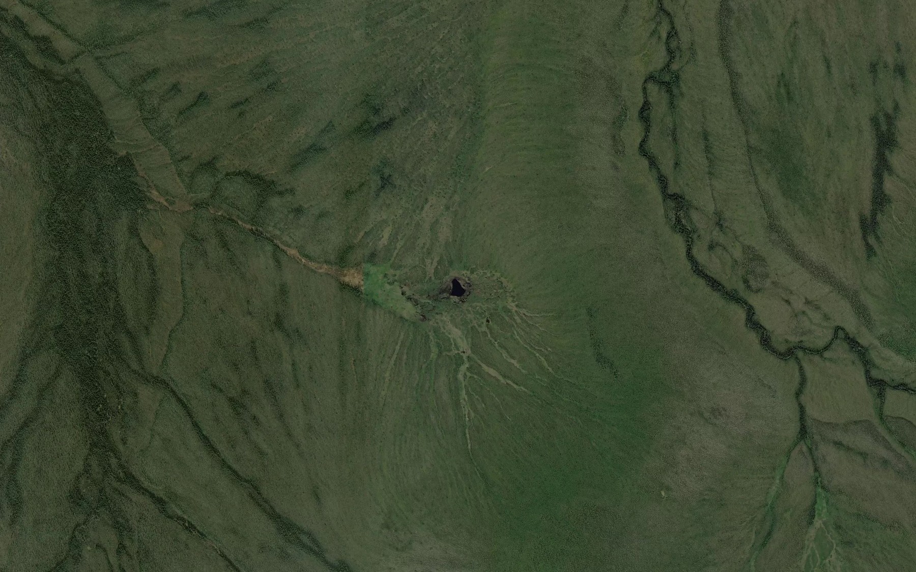 Satellite map of the Barren Lake