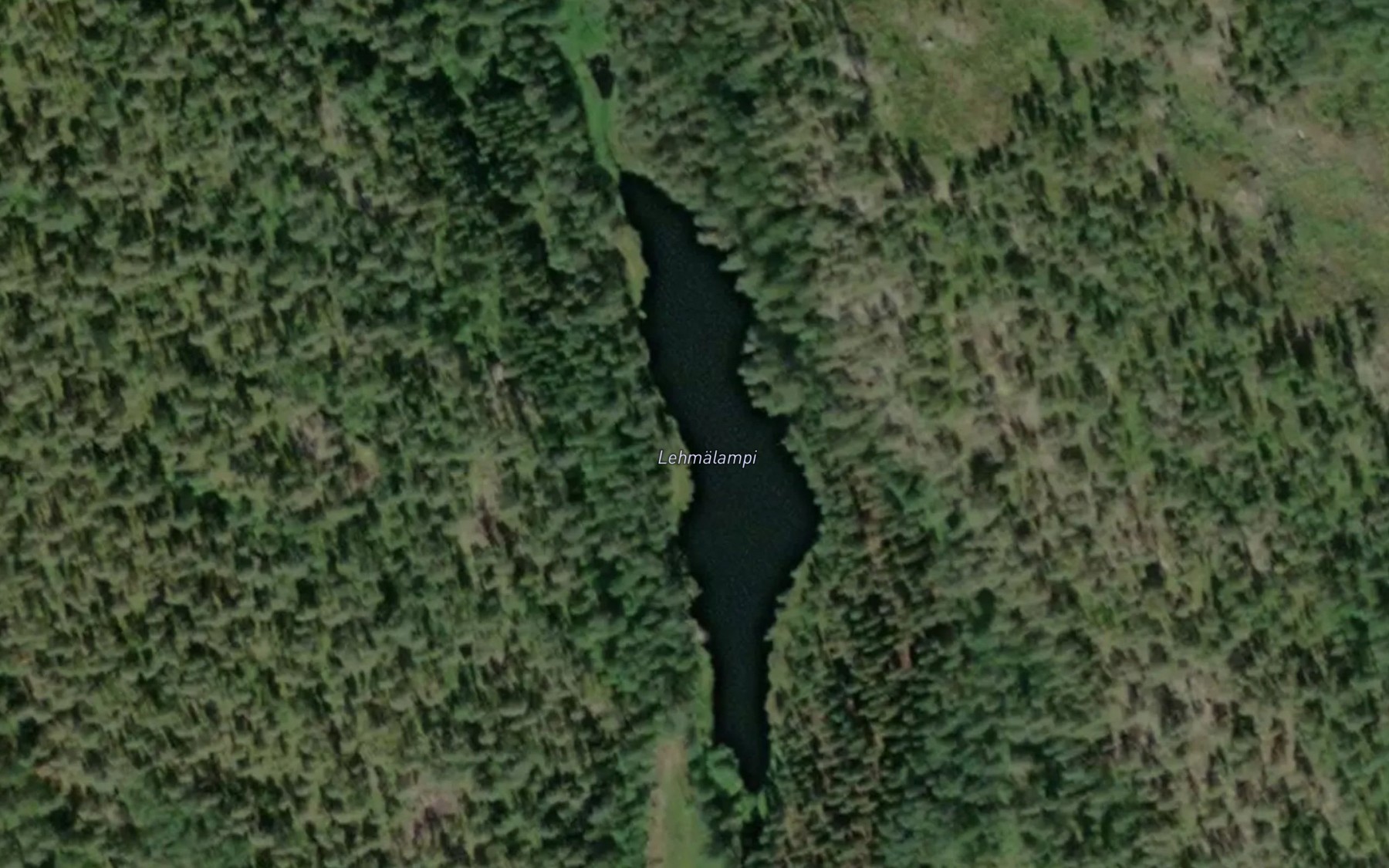 Satellite map of the Lehmalampi