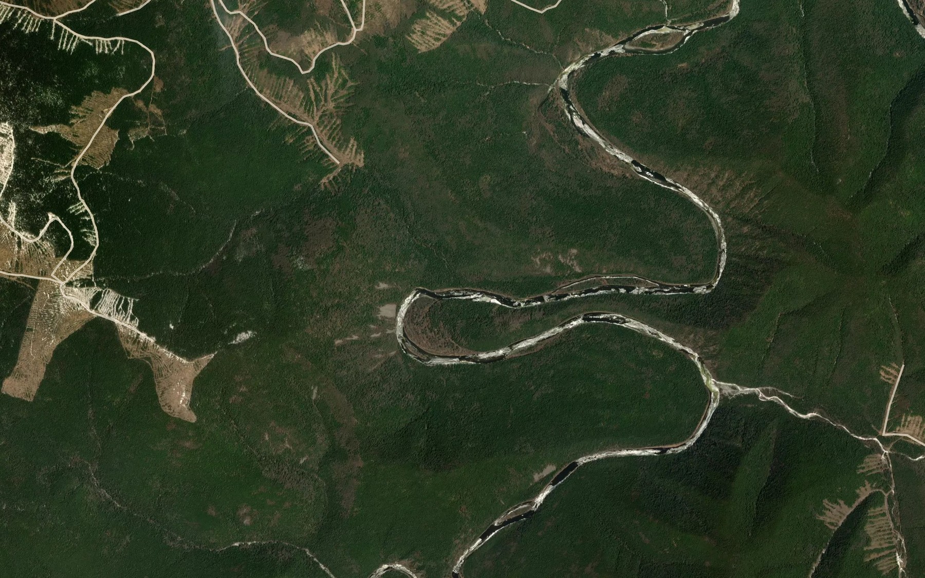 Satellite map of the Vernyy