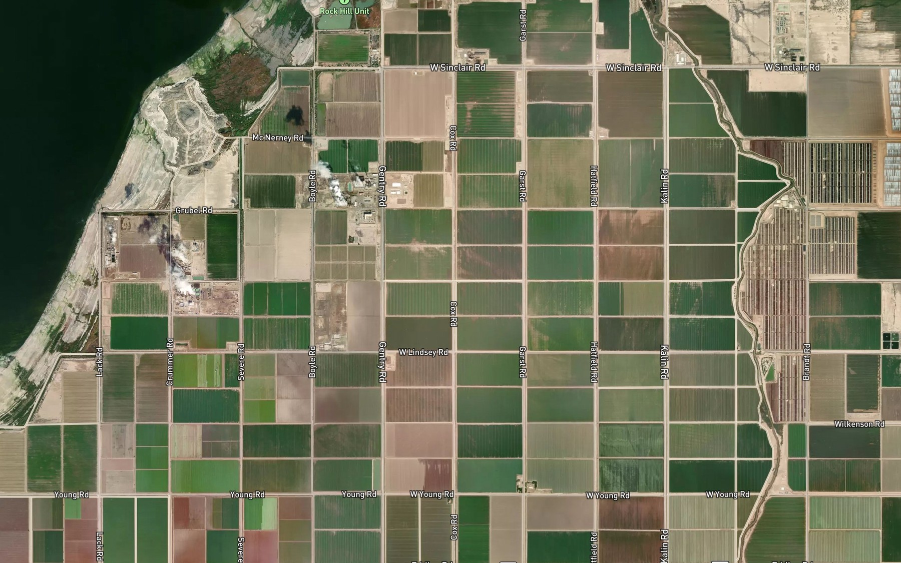 Satellite map of the Vail Lateral Three-A