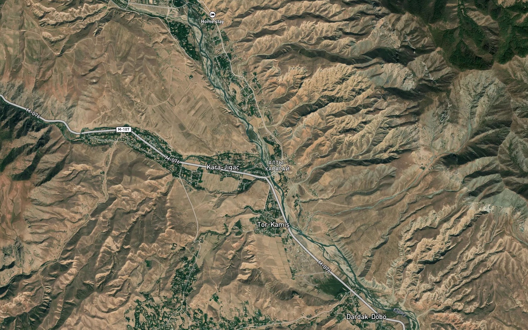 Satellite map of the Aflatun