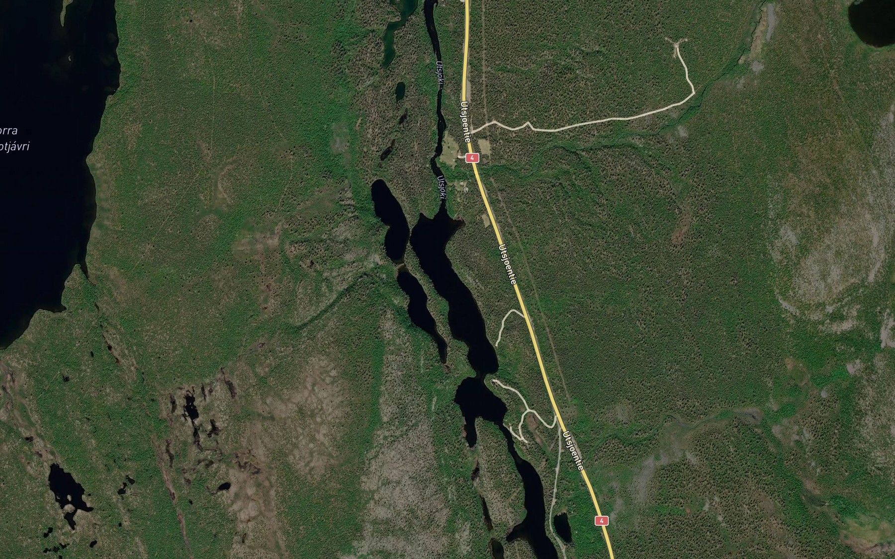 Satellite map of the Boaresgiettejavri