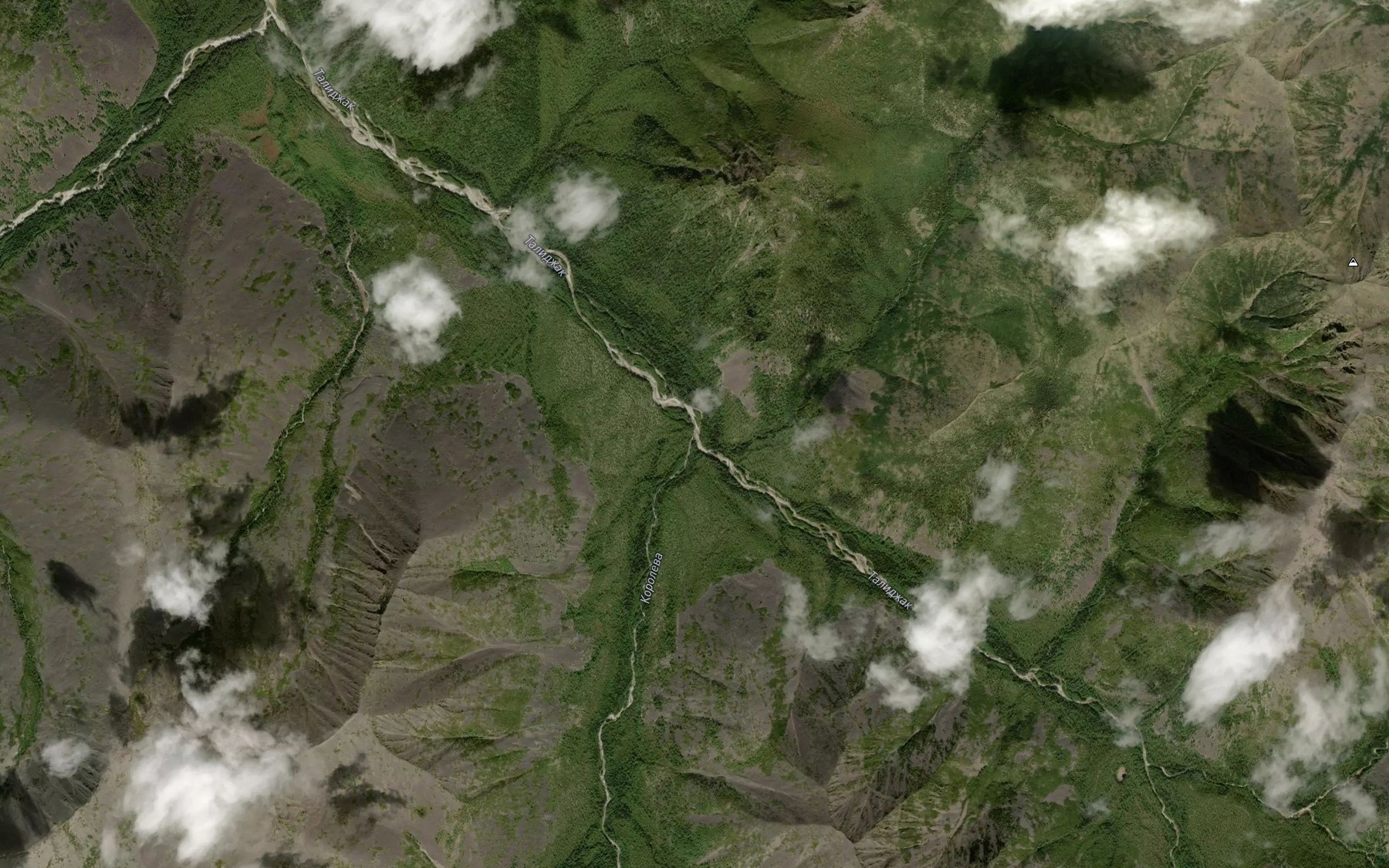 Satellite map of the Koroleva