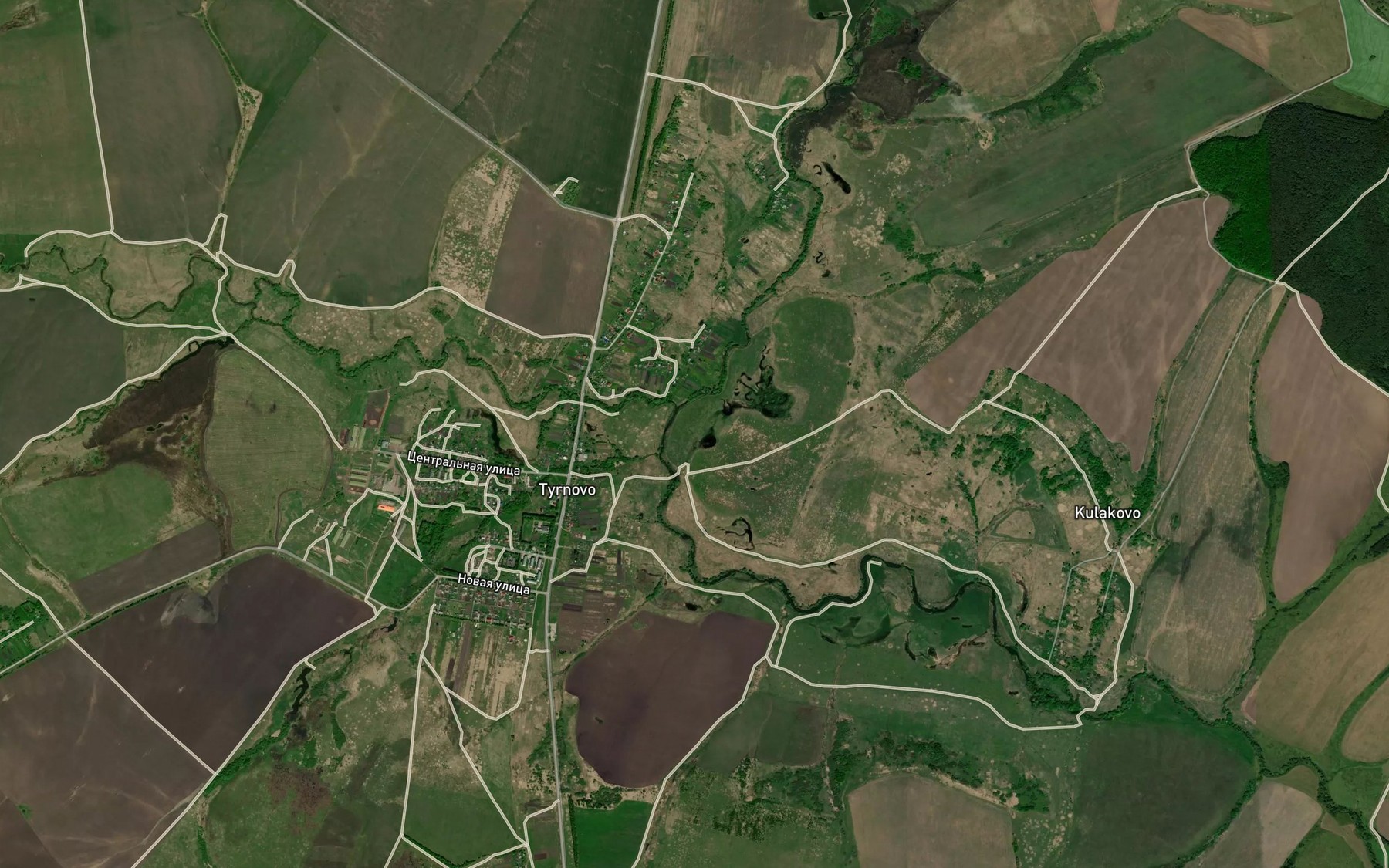Satellite map of the Kazach'ya