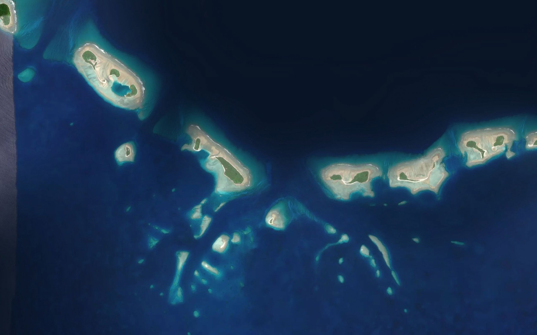 Satellite map of the Ennanlik small Channel
