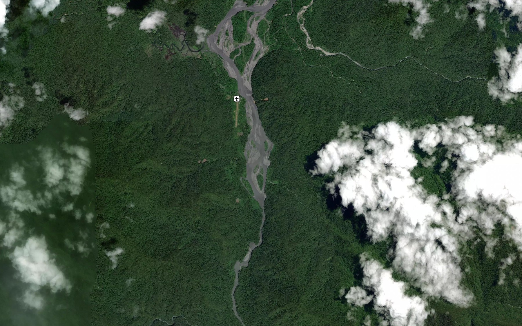 Satellite map of the Dundu
