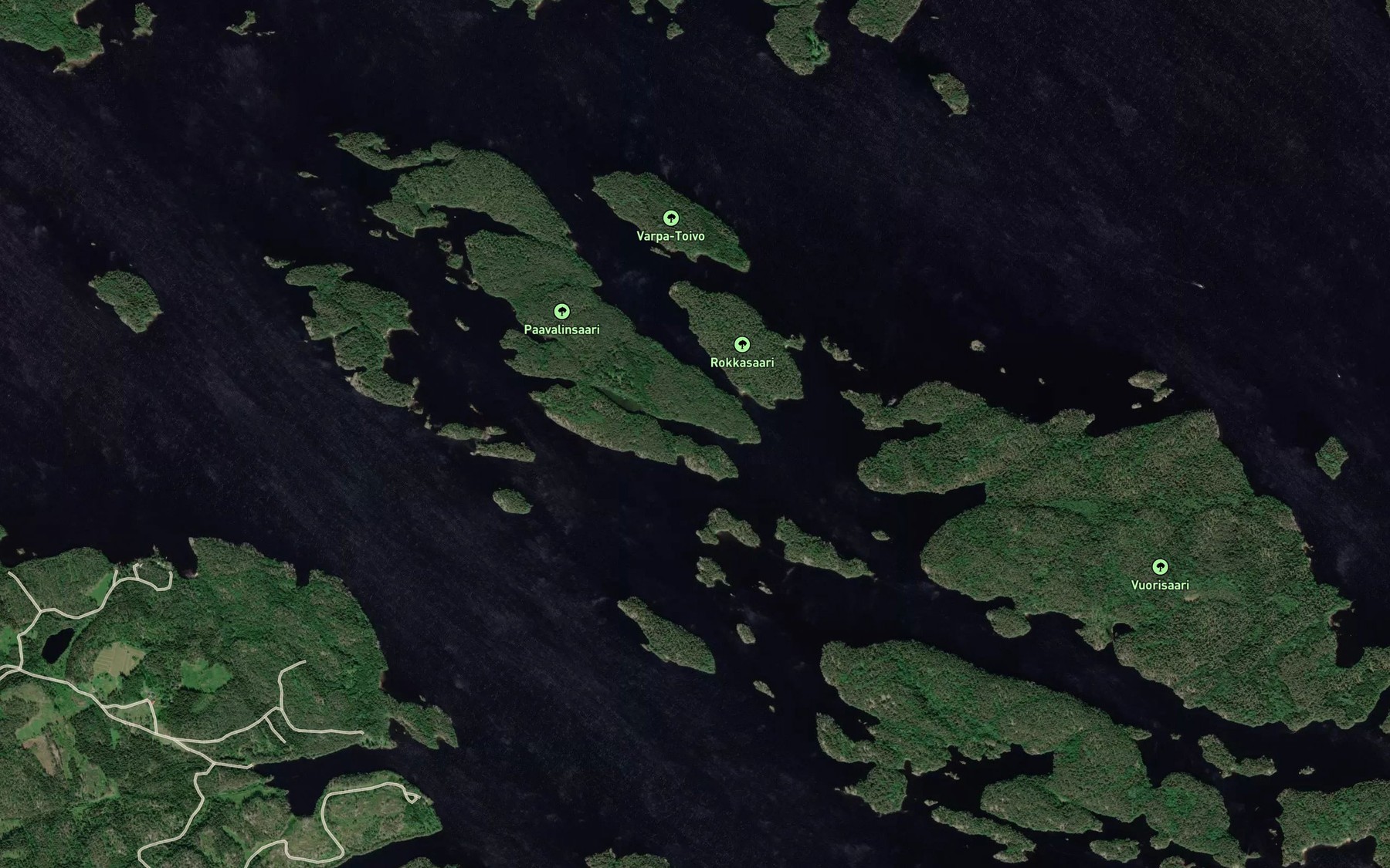 Satellite map of the Luhtalahti