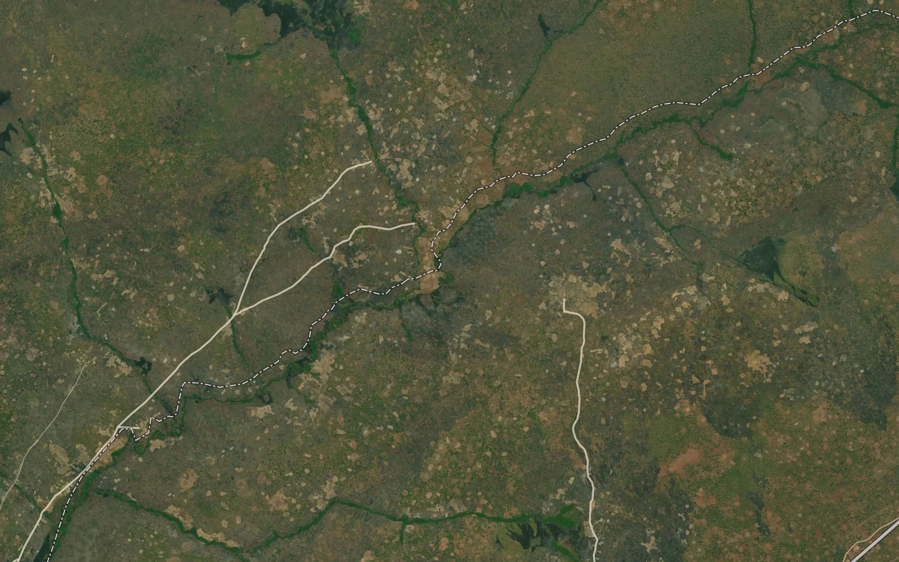 Satellite map of the Fisaka