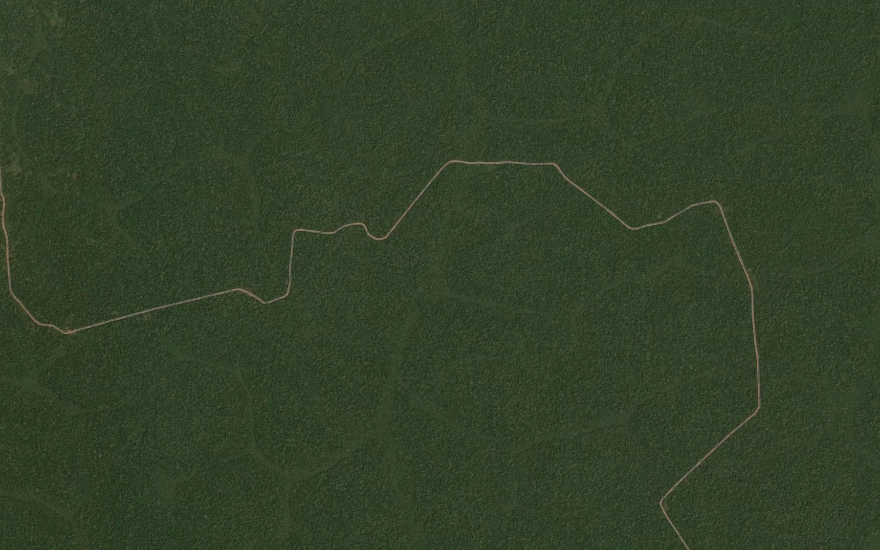 Satellite map of the Panginda