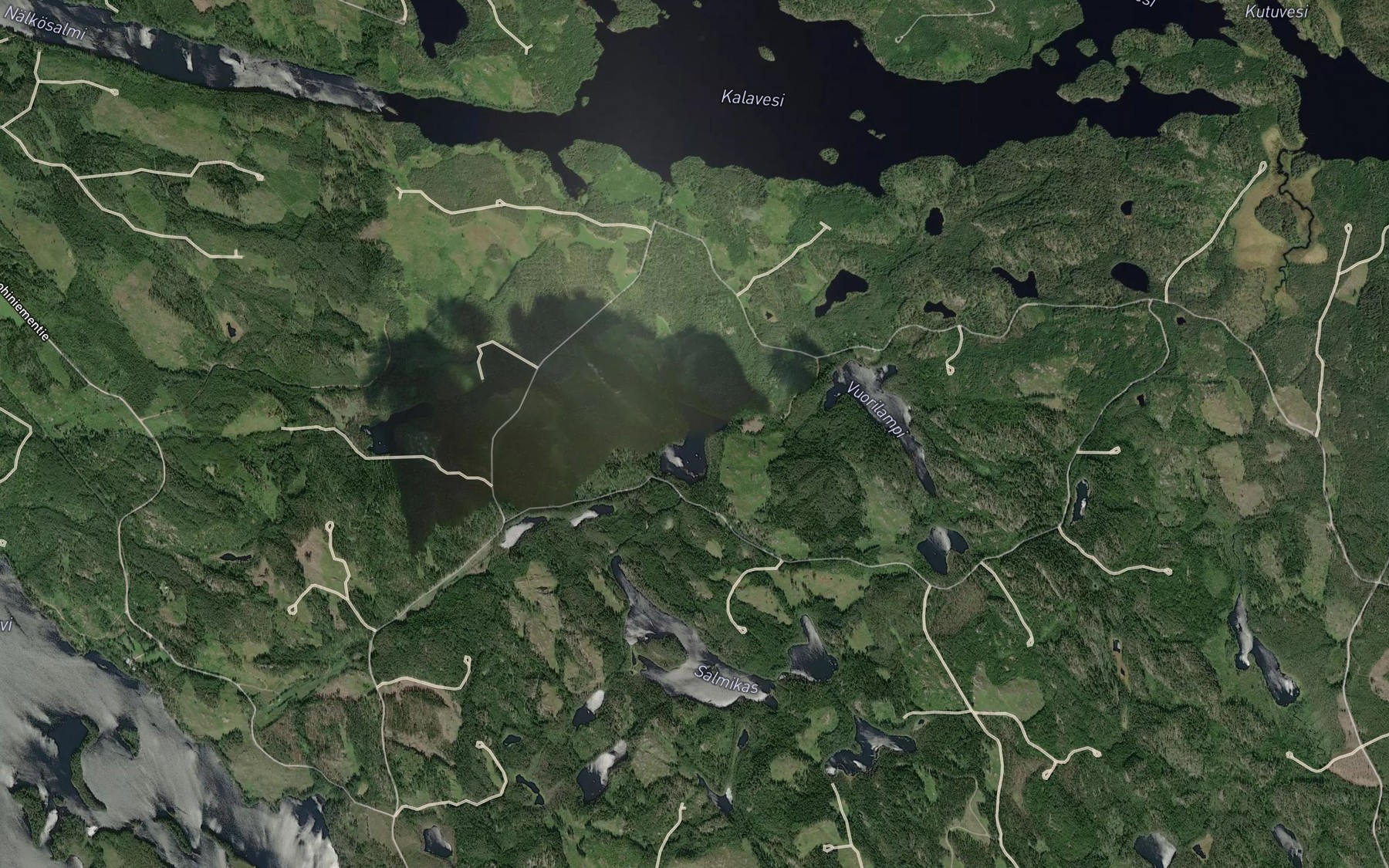Satellite map of the Majalampi